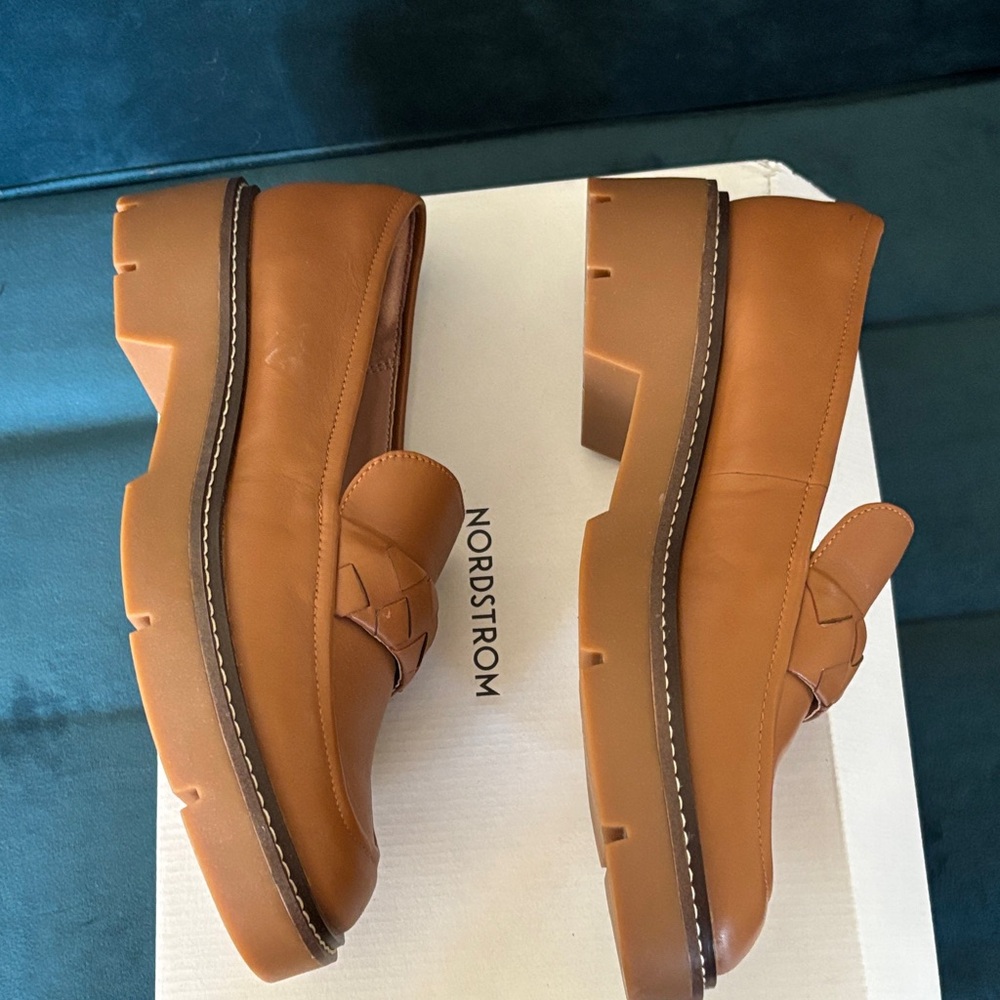 Nordstrom Women's Tan Woven Loafers - Picture 2 of 6
